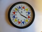 RAF SECTOR REPLICA WALL CLOCK 30cm BLACK