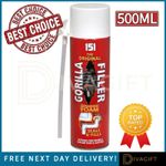 GORILLA FILLER WHITE EXPANDING FOAM GAP AIRTIGHT SEALS CRACKS WATERPROOF 500ML 