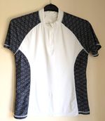 Mountain Warehouse White Black Women’s Short Sleeve Rash Vest Top Size 14