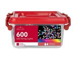 600 Mains Operated Multicoloured Christmas LED String Lights - Indoor/Outdoor