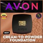 Avon Power Stay Cream to Powder Foundation Compact - SPF20 - Choose Your Shade