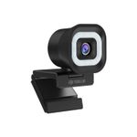 TOALLIN 4K Ultra HD PDAF Webcam with Ring Light,USB Connectivity, Plug-and-play