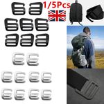1/5Pcs 25MM Metal G Hook Webbing Buckle for Tactical Backpack Bag UK