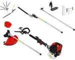 4 in 1 Multi Tool strimmer, Brush cutter, Hedge trimmer 52 cc 1 year warranty