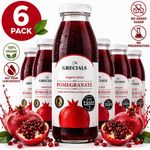 Grecials Pomegranate 100% organic natural juice | 250ml x 6
