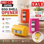 Egg Shell Opener, Hard Boiled Egg Peeler for Cooking Camping Kitchen Gadgets NEW