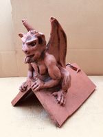 Gargoyle Roof Tile Finial 110 Degrees Stone Garden Ornament - Collection