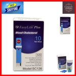 10 Cholesterol  Strips - Self-Testing for Health Monitoring & Safety