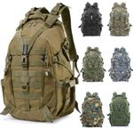 40L Men Travel Backpack Rucksack Camping Outdoor Hiking Tactical Molle Bag UK