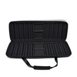 500 Piece Empty Poker Chip Case with Strong Padded Strap & Two Metal Zips