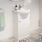 Bathroom Vanity Unit Basin Sink Toilet Bathroom Combined Furniture Suite WC