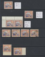 Cyprus Stamps 1938-1945 1/4p Yellow brown Reference Colour Issue Set SG151