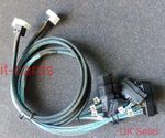 2 x SAS SFF-8643 to 4 SAS SFF-8482 Cables (1m) - Unraid TrueNAS Proxmox NAS ZFS