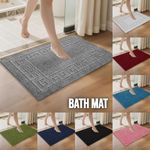 Non Slip Bath Mat Super Absorbent Bathroom Rug Small Large Bathroom Runner Mat