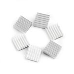 ⁺ 12pcs Small Aluminum Heatsink Cooling Kit With Adhesive Glue On Back 14x14x6mm