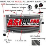 Aluminium Radiator For Honda CBR900RR CBR 900RR Fireblade 1996-1999 1996 1998