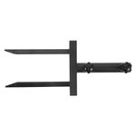  Flag Pole Ground Stake: Iron Ground Yard Torch Holder - Twin Spike Flagpole