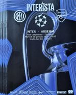 2026 INTER FC INTERNAZIONALE v ARSENAL CHAMPIONS LEAGUE PROGRAMME FROM GROUND