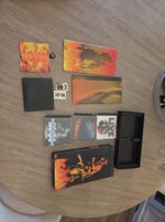 AC/DC Bonfire 5-CD Box Set 100% COMPLETE All Extras Poster Pick Keyring 1997 BMG