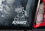 Kevin Schwantz - Car Window Sticker - Motorbike 1993 Champion Motorcycle