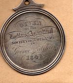 HIGHLAND AGRICULTURAL SOCIETY of SCOTLAND to GEORGE RITCHIE 1841 SILVER MEDAL