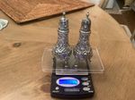 Rare Sterling Silver S Kirk & Son Repousse No. 58 Salt & Pepper Shakers ~no mono
