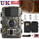 32GB Wildlife Trail Camera 1080P Game Night Vision Outdoor Motion Hunting Cam UK