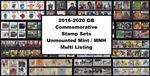 2016-2020 GB Commemorative Stamp Sets UM MNH - Multi Listing