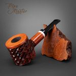 Mr. Brog HAND MADE WOODEN TOBACCO SMOKING PIPE  62 Hammer Poker  Tik  + Filter