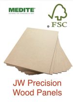 MDF Smooth Artist Boards Quality 6mm MDF Boards( Packs Of 20) A3,A4,A5