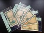 IRELAND LADY LAVERY 1 POUND BANKNOTES X 6.  ALL PCGS GRADED.  1966 - 76