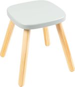 Active Tots Montessori Toddler Stool Solid Pine Wood Indoor Seat Child Safe 18M+