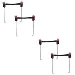 4Sets Universal Battery Hold Down Brackets Durable Metal Car Battery Mount