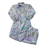 Vintage Womens Ski Suit Purple Snow One Piece Snowsuit Winter Crazy Retro Medium