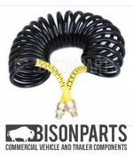 TRUCK TRAILER AIR BRAKE COIL BLACK M16 ENDS 4.5 METRE 22 TURN