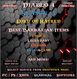 ✨Diablo 4✨Season 13✨Best Barbarian Items✨Meta Items for Builds✨Set Charms✨24/7✨
