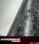 Carbon Fibre Vinyl Wrap Forged Carbon Black Matte  Sheet Film Bubble Free UK1