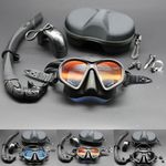 Professional Scuba Diving Snorkel Mask Set Swimming Underwater Anti Fog Adults~