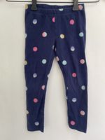 Gymboree Toddler Girls Colorful Polka Dot Cotton Full Length Leggings Navy 3T