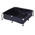 Small Deep Pool PVC 37.4x37.4x7.9in Above Ground Swimming Pool Dog Bath Pool NEW
