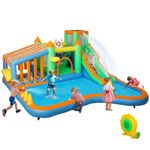 AIYAPLAY Inflatable Bouncy Castle with 550W Blower for Kids, 360x315x195 cm