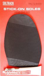 NEW SOLES FOR AUTUMN - Stick On Shoe Soles Repair Kit - Soltrack Men's Black