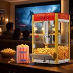Red Popcorn Machine Hot Air Electric Healthy Snack Maker Cook Professional 10oz