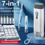 7-in-1 Cleaning Brush - Multifunctional Keyboard & Earphone Cleaner Kit