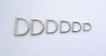 Pressed Flat Cast D Dee Ring Nickel Nickle Plated Rings 10mm 12mm 16mm 20mm 25mm
