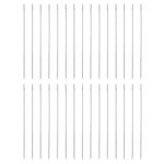 25Set Sewing Needles 0.45mm Dia 55mm Long Ultra-Thin Stainless Steel Needles