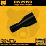 DWV9190 | DWV9000 DeWalt AirLock Compatible 2 1/4" 57mm Large Hose Dust Adapter