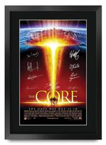 The Core Movie Film Poster Cast Signed Printed Autograph A3 Framed Memorabilia