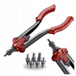 Hand Rivet Nut Tool Gun M3-M12 340mm Professional Kit with Case