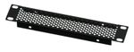 1U Half-Rack Perforated Vented Folded Panel 9.5 inch 241mm Width